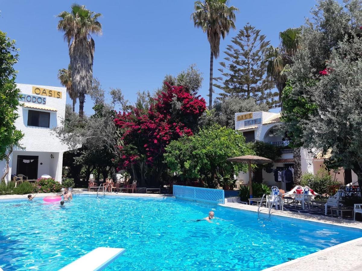 Oasis Hotel Bungalows Rhodes Afantou Exteriör bild