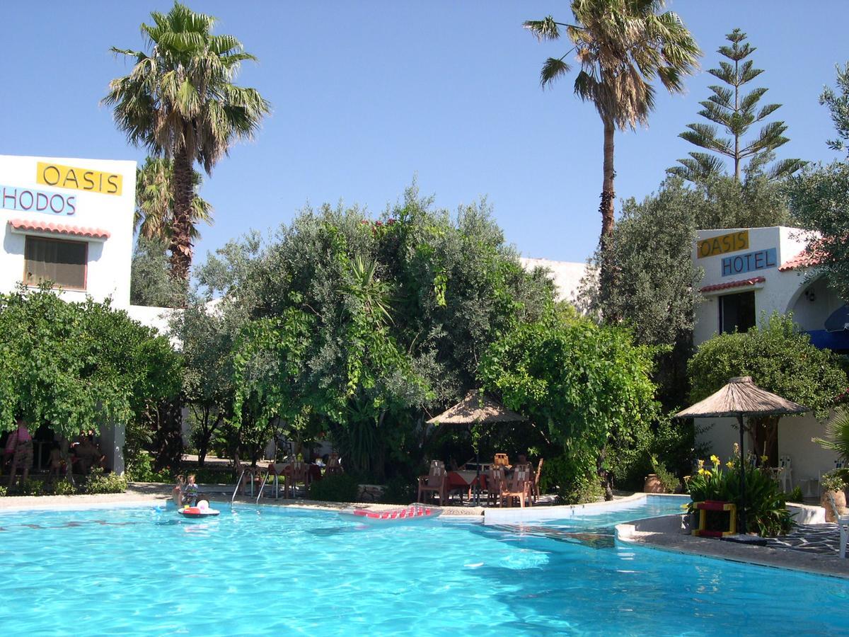Oasis Hotel Bungalows Rhodes Afantou Exteriör bild